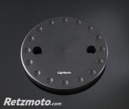 Couvercle de carter d'engrenage LIGHTECH alu noir Yamaha T-Max 500/530