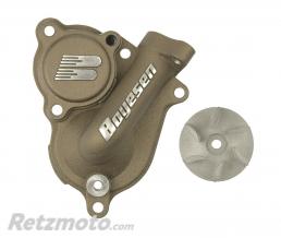 BOYESEN Carter de pompe � eau + h�lice BOYESEN alu couleur magn�sium Kawasaki KX250F
