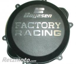 Couvercle de carter d'embrayage BOYESEN Factory Racing noir Honda CRF450X