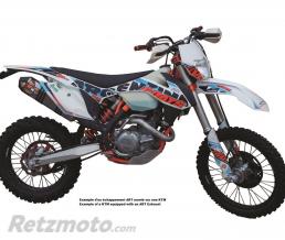 Silencieux ART B-P122 aluminium/casquette noire KTM EXC-F350 17-18