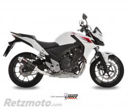Silencieux MIVV GP inox bross� noir Honda CB500F/CB500X/CBR500R