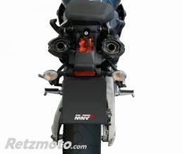 Silencieux double MIVV Suono inox/casquette carbone Yamaha MT-03