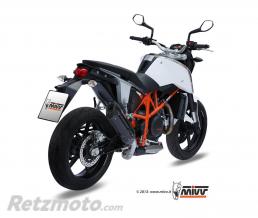 MIVV Silencieux MIVV Suono inox bross� noir/casquette carbone KTM 690 DUKE