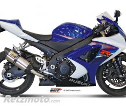 Silencieux double MIVV Suono inox/casquette carbone Suzuki GSX-R1000
