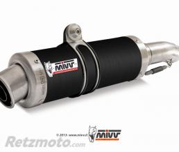 Silencieux double MIVV GP inox bross� noir Kawasaki Z1000