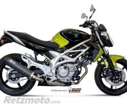 Silencieux MIVV Oval Carbon Cap carbone Suzuki Gladius SFV 650