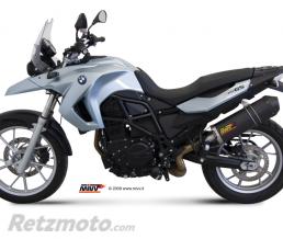Silencieux MIVV Oval Carbon Cap carbone BMW F650GS/F800GS