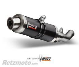 Silencieux double MIVV GP inox bross� noir Kawasaki Z1000
