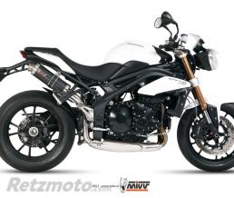 Silencieux double MIVV GP carbone Triumph Speed Triple