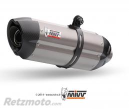 Silencieux MIVV Suono titane/casquette carbone Kawasaki Z750