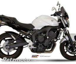Silencieux double MIVV Suono inox/casquette carbone Yamaha FZ6 Fazer