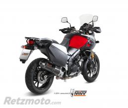 Silencieux MIVV Oval Carbon Cap carbone Suzuki DL1000 V-Strom