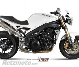 Silencieux double MIVV Ghibli inox Triumph Speed Triple