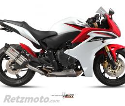 Silencieux MIVV Suono inox/casquette carbone Honda CBR600F/CB600F Hornet