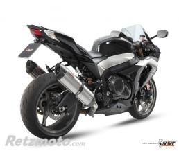 MIVV Silencieux double MIVV Suono inox/casquette carbone Suzuki GSX-R1000