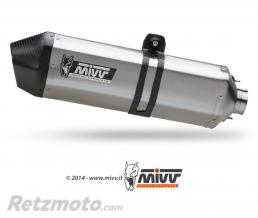 Silencieux MIVV Speed Edge inox/casquette carbone Suzuki DL1000 V-Strom