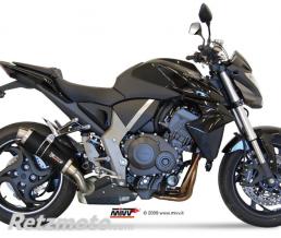 Silencieux MIVV GP inox bross� noir Honda CB1000R