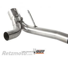 Silencieux double MIVV GP inox bross� noir Suzuki GSX-R1000