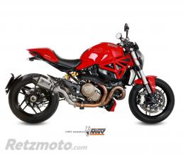 Silencieux MIVV Speed Edge inox/casquette carbone Ducati Monster 1200