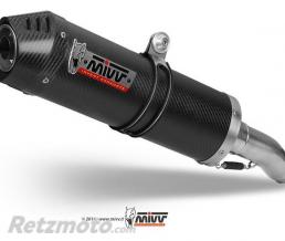 Silencieux double MIVV Oval Carbon Cap carbone Kawasaki ZZR1400