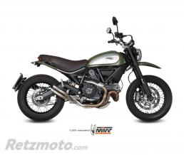 Silencieux MIVV Double Gun titane Ducati Scrambler 800