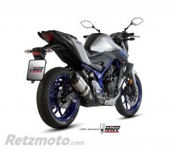 Silencieux MIVV Suono inox casquette carbone Yamaha MT-03