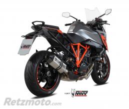 Silencieux MIVV Speed Edge inox/casquette carbone KTM 1290 Superduke GT