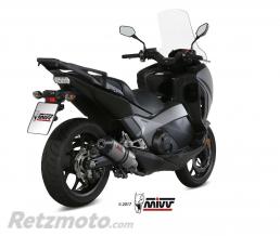 MIVV Silencieux MIVV Oval titane/casquette carbone Honda Integra 750