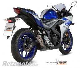 Silencieux MIVV Double Gun Full Titane Yamaha YZF R3