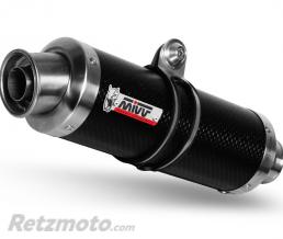 Silencieux MIVV GP double carbone/casquette inox Triumph Speed Triple 1050