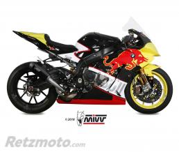 Silencieux MIVV GP Pro inox noir/casquette inox BMW S1000RR