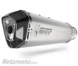 Silencieux MIVV Delta Race inox/casquette carbone Suzuki GSX250R