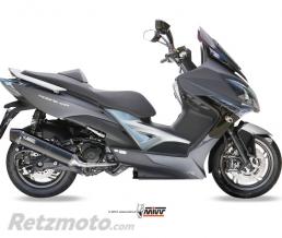 Ligne compl�te MIVV Stronger acier noir/casquette carbone Kymco Xciting 400
