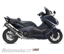 Ligne compl�te MIVV Stronger acier noir/casquette carbone Yamaha T-MAX 530