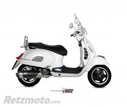 MIVV Ligne compl�te MIVV Urban inox silencieux inox/casquette ABS noir Piaggio Vespa GTS 300
