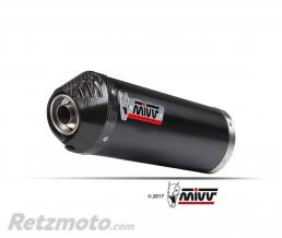 Ligne compl�te MIVV Oval inox silencieux acier noir/casquette carbone Yamaha T-Max 530
