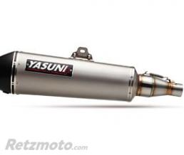 Echappement YASUNI Scooter 4 inox Look Titane/casquette noire