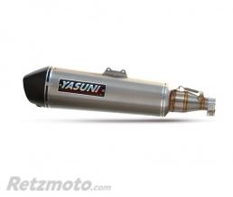 Echappement YASUNI Scooter 4 inox Look Titane/casquette noire Kymco K-XCT 125