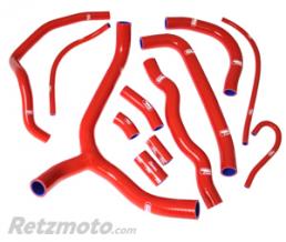 Durites de radiateur SAMCO type origine rouge - 6 durites Triumph Daytona 675