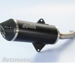 Silencieux POLINI Maxi-Scooter alu noir/casquette alu Yamaha X-Max 400