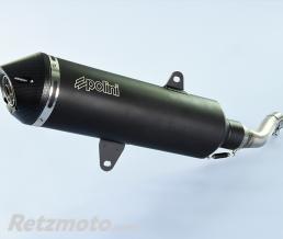 POLINI Silencieux POLINI Maxi-Scooter alu noir/casquette alu Yamaha X-Max 400