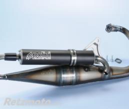Ligne compl�te POLINI Scoot Team 3 acier/silencieux alu noir