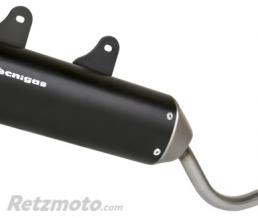 Ligne compl�te TECNIGAS E-NOX EVO Steel acier/silencieux alu noir/casquette inox