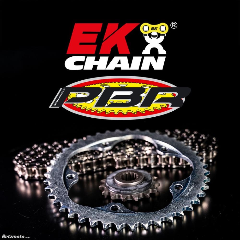 Kit chaîne Honda XR 500 EK/PBR 520 SRX2 14x48 Couronne acier standard Kit chaîne Honda XR 500 EK/PBR 520 SRX2 14x48 Couronne acier standard