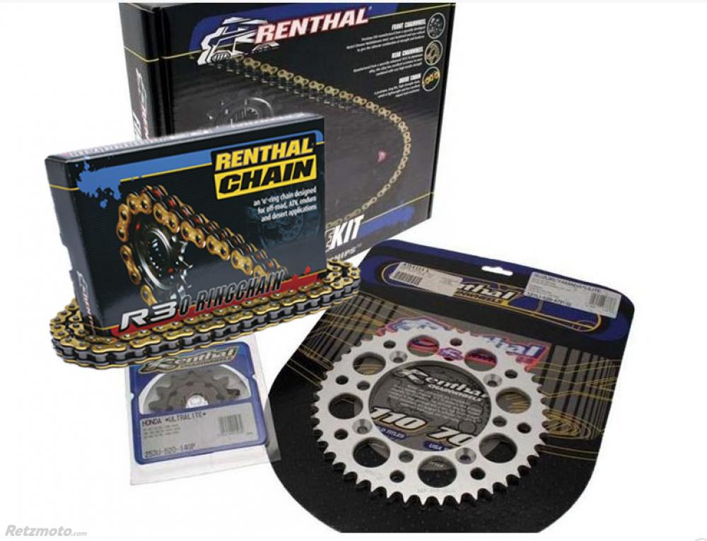 Kit chaîne RENTHAL 520 type R3-2 13/50 (couronne Ultralight anti-boue) Suzuki RMX250 Kit chaîne RENTHAL 520 type R3-2 13/50 (couronne Ultralight anti-boue) Suzuki RMX250