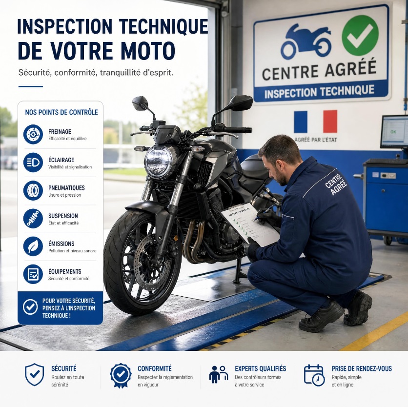 Contrôle Technique Moto en 2026